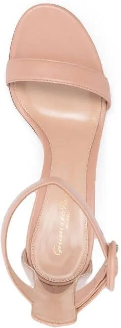 Gianvito Rossi Portofino 100mm leather sandals Pink