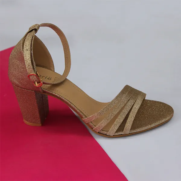 Golden Heel Sandal for women