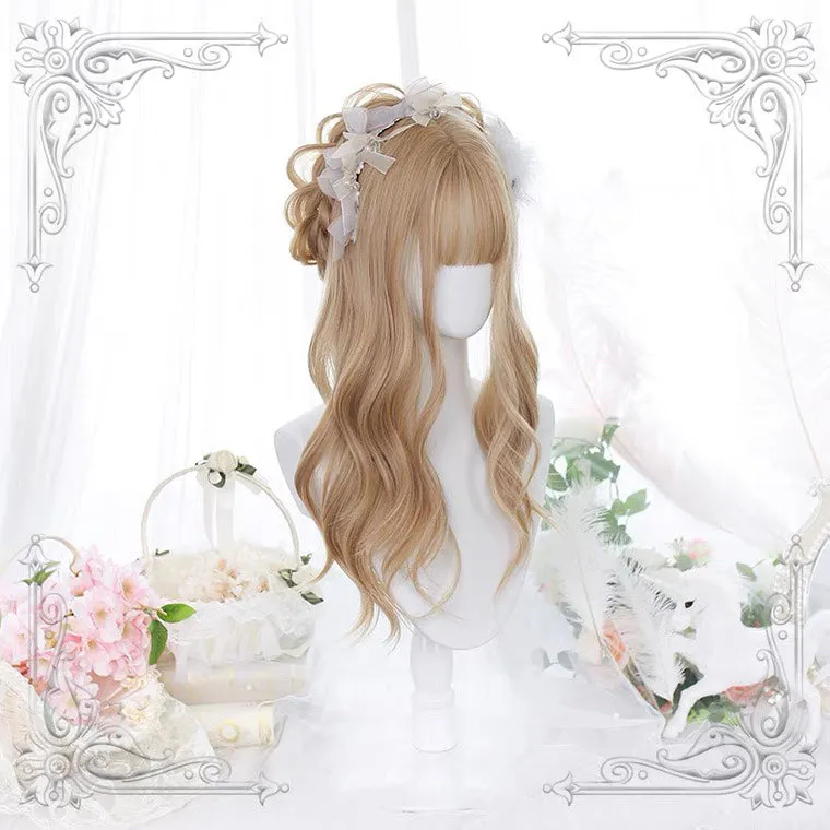 HARAJUKU LOLITA GOLDEN LONG CURLS WIG BY70168