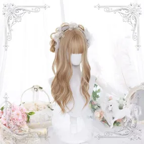 HARAJUKU LOLITA GOLDEN LONG CURLS WIG BY70168