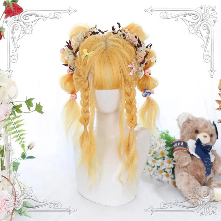 HARAJUKU LOLITA [SUNFLOWER] WATER WAVE GRADIENT LONG CURLS WIG BY70150