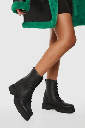 High Leg Combat Boots