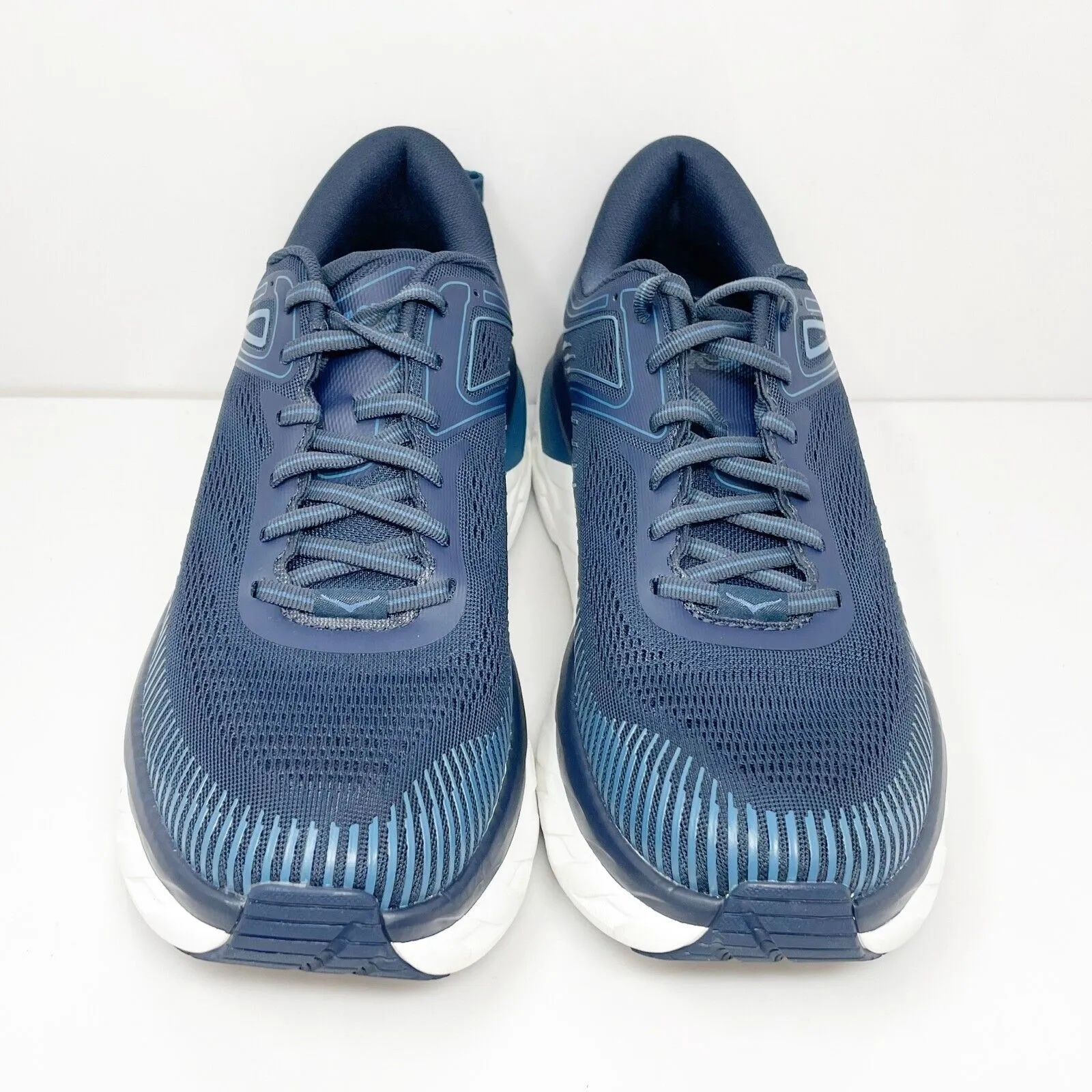 Hoka One One Mens Bondi 7 1110518 OTRS Blue Running Shoes Sneakers Size 10