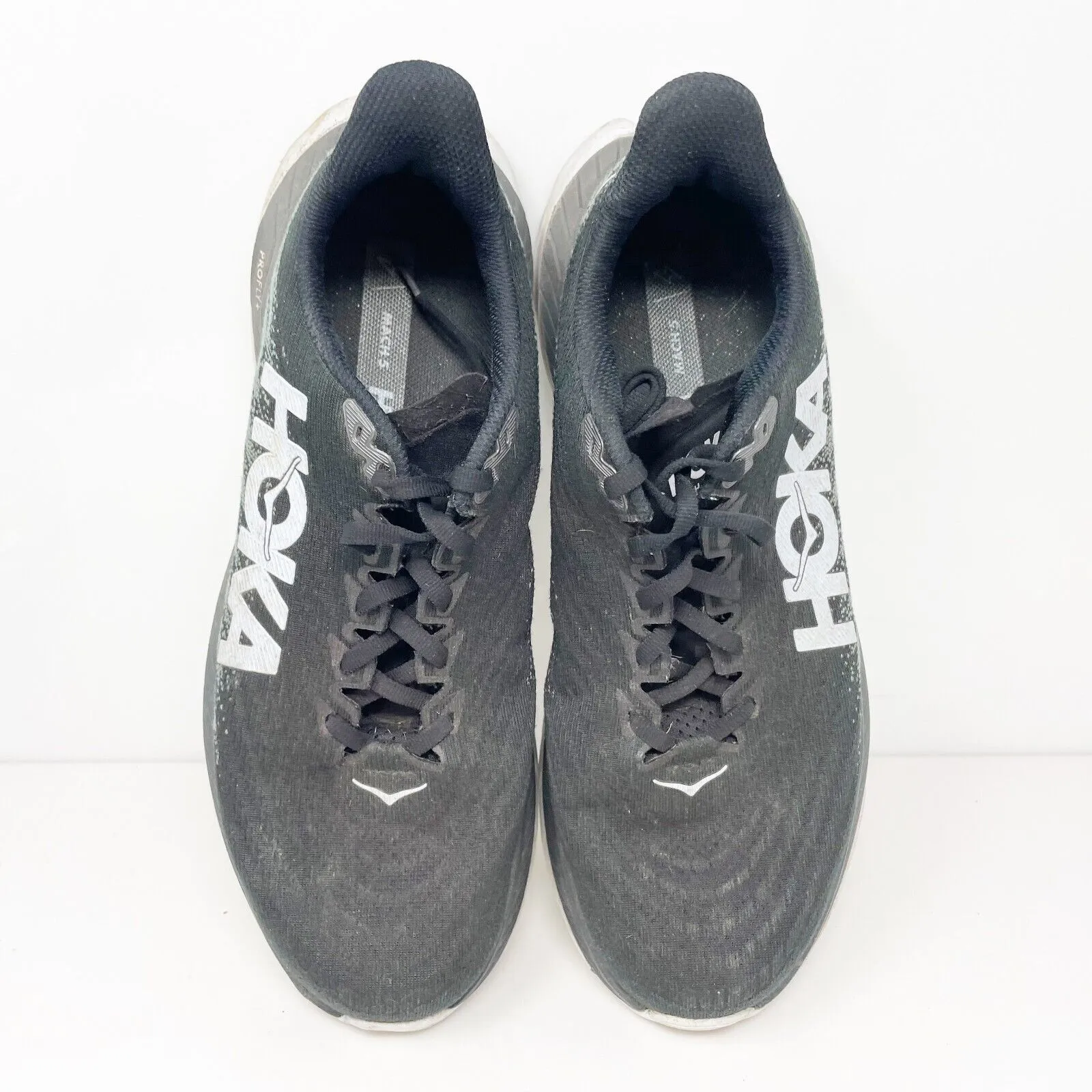 Hoka One One Womens Mach 5 1127894 BCSTL Black Running Shoes Sneakers Size 9.5 B