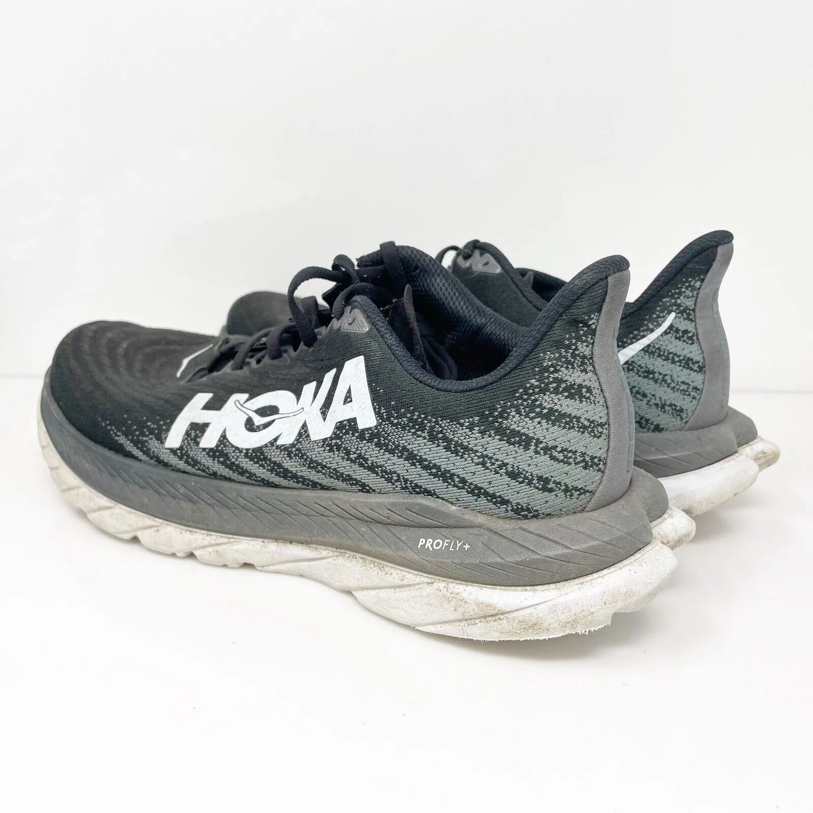 Hoka One One Womens Mach 5 1127894 BCSTL Black Running Shoes Sneakers Size 9.5 B