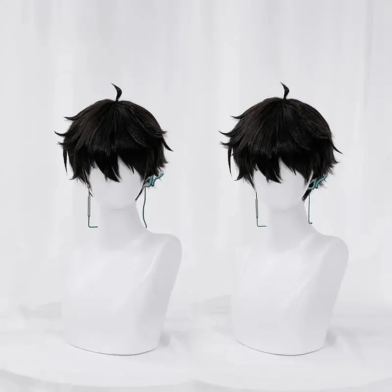 Honkai Star Rail Dan Heng Black Short Cosplay Wig ON790