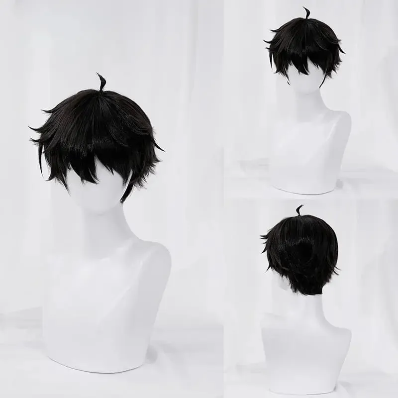 Honkai Star Rail Dan Heng Black Short Cosplay Wig ON790