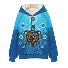 James Jacko Medicine Turtle Hooded Sweat Shirt