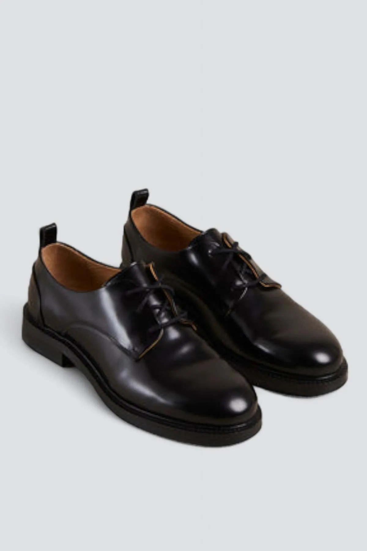 Leather Langston Oxfords - Black