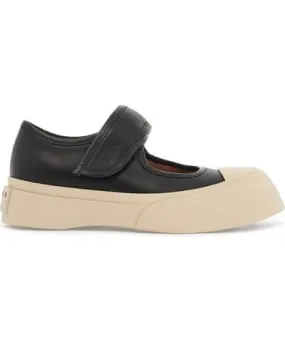 Marni pablo mary jane nappa leather sneakers