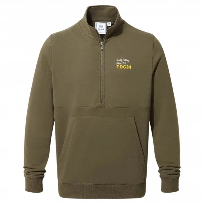 Mens Renard Zip Neck Sweatshirt