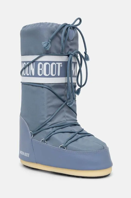 Moon Boot snow boots MB ICON NYLON blue color 80D1400440 H004