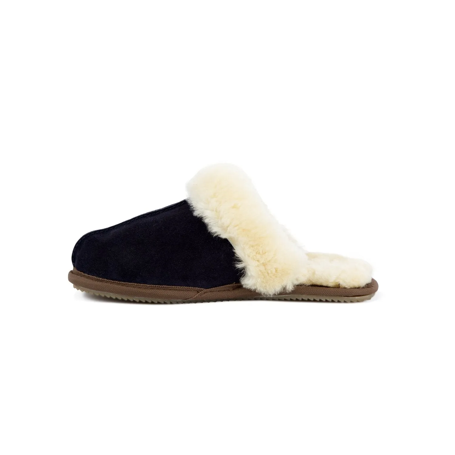 Navy Sheepskin Slippers