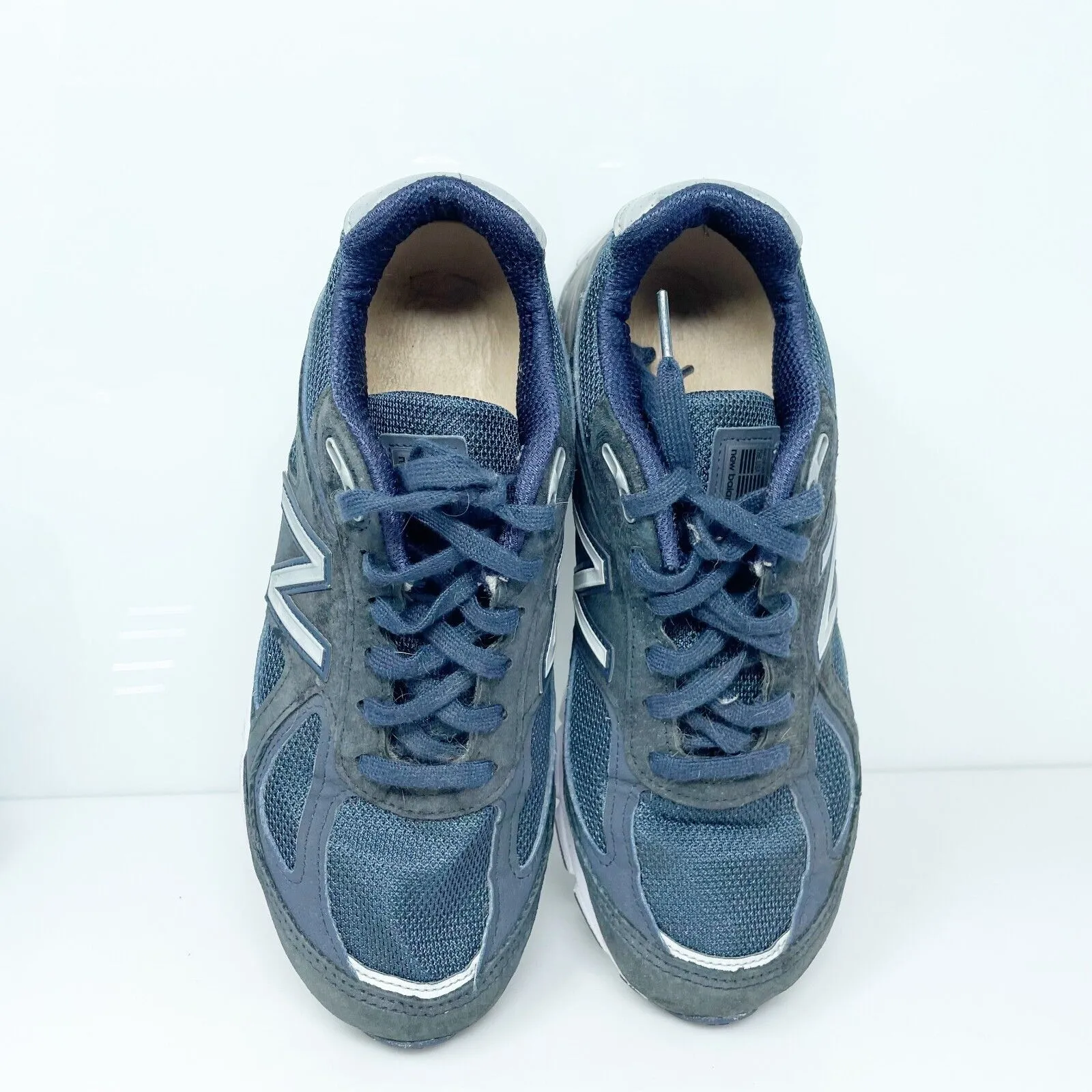 New Balance Mens 990 V4 U990NV4 Blue Running Shoes Sneakers Size 7 D