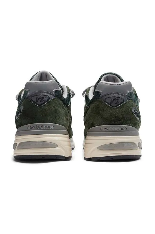 New Balance sneakers 991v2 Kombu green color U991GR2