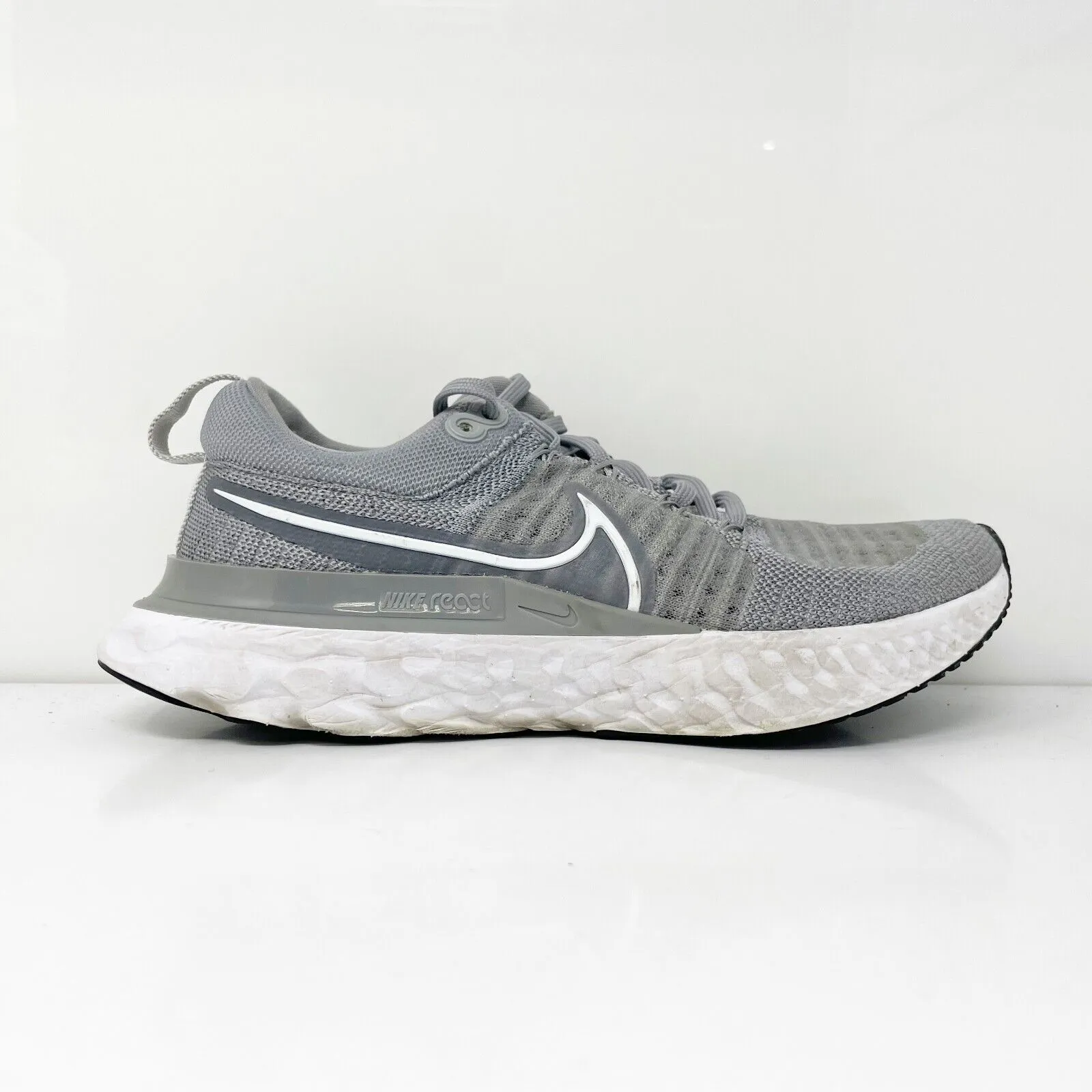 Nike Womens React Infinity Run FK 2 CT2423 Gray Running Shoes Sneakers Size 7