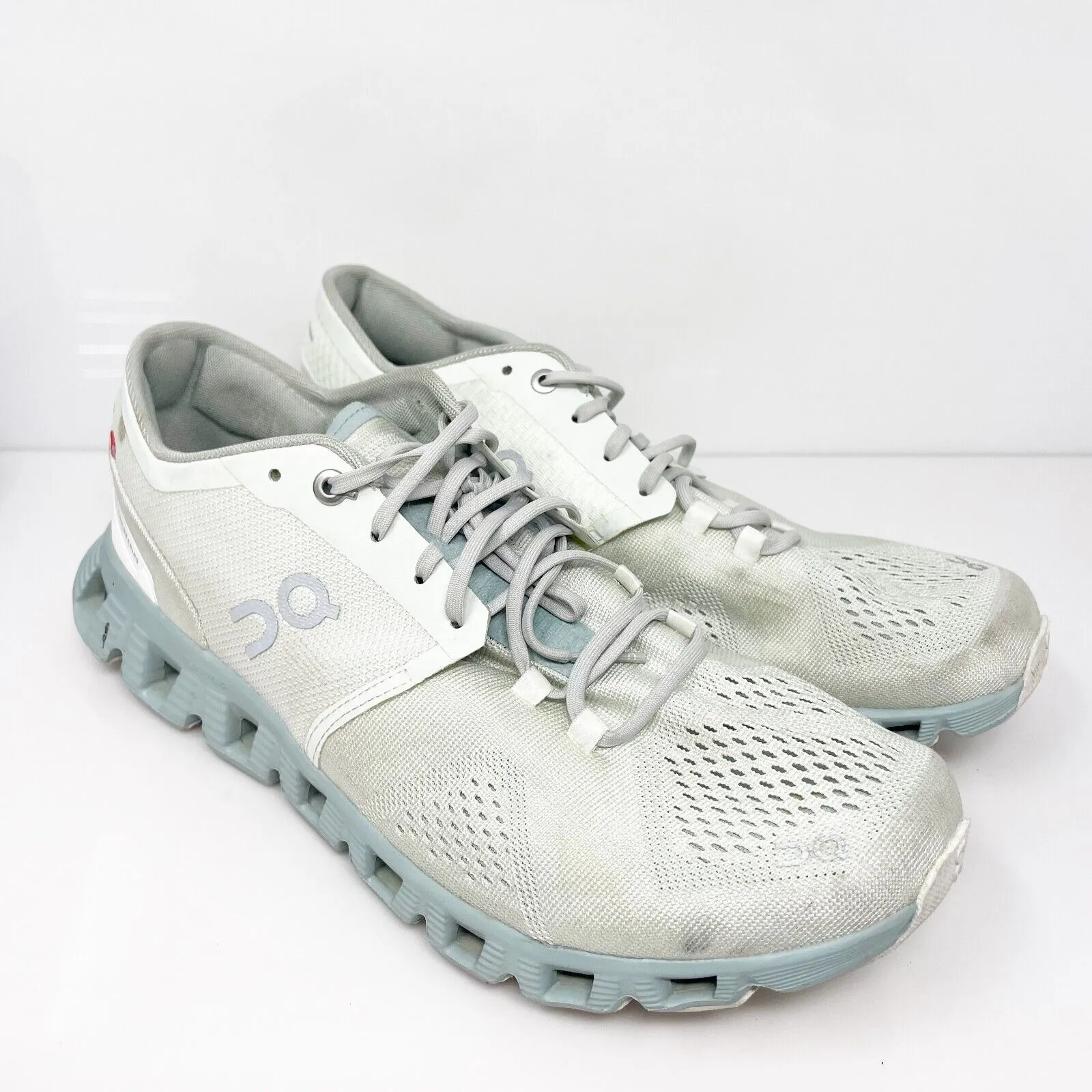 On Womens Cloud X White Running Shoes Sneakers Size 10