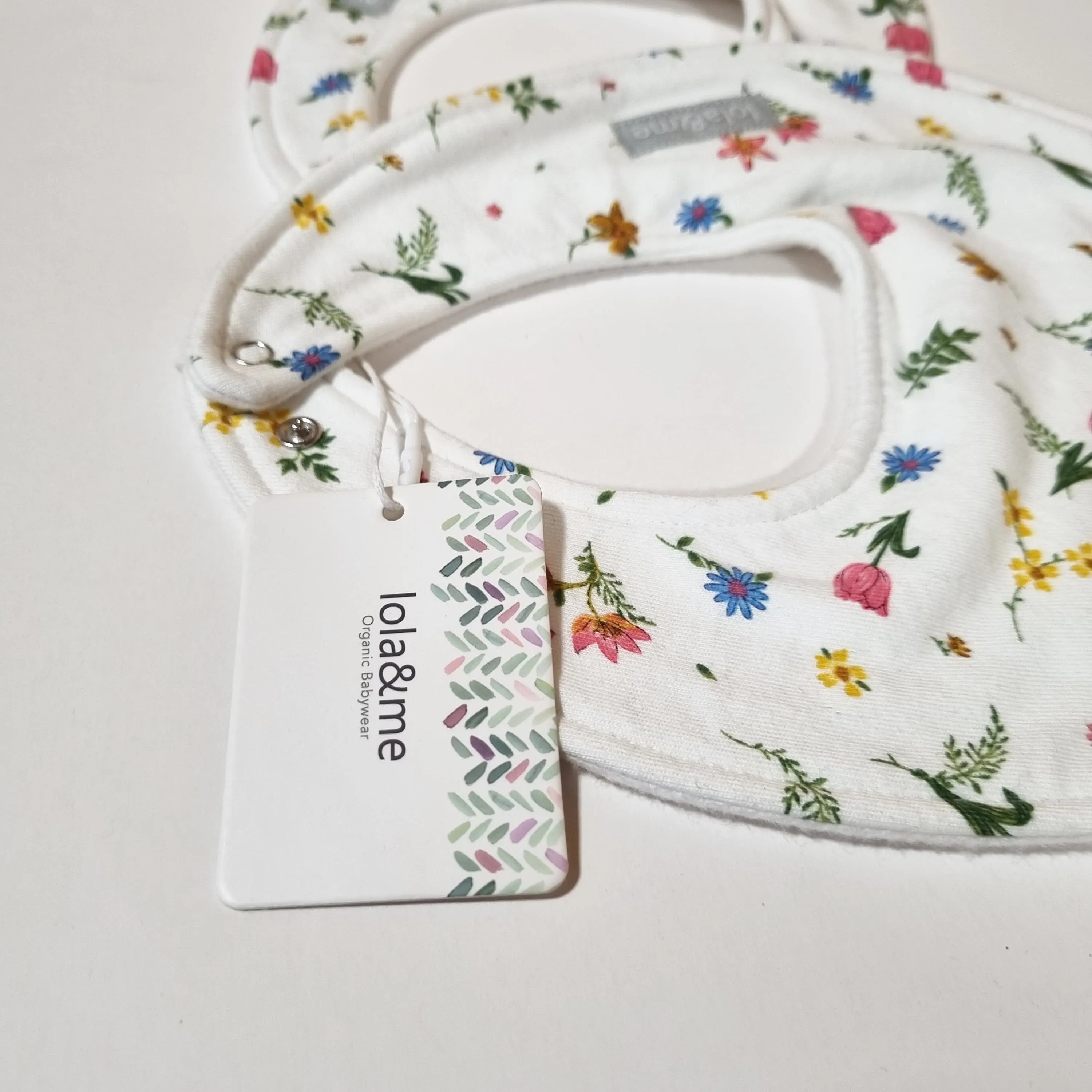 Organic Dribble Bib - Spring Floral