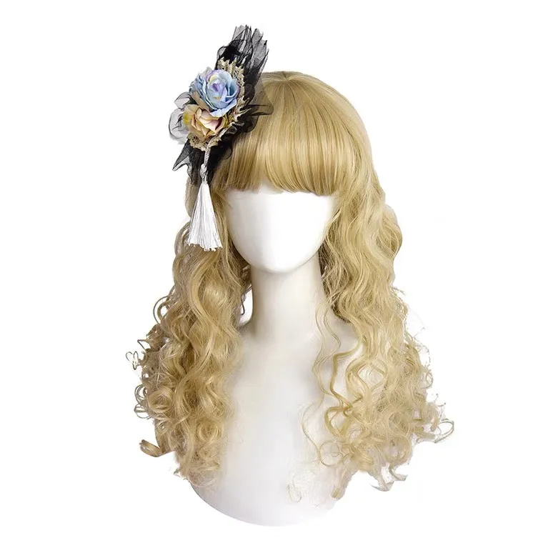 PALACE GOLDEN FULFFY LOLITA DOLL SHORT CURLY WIG BY70153