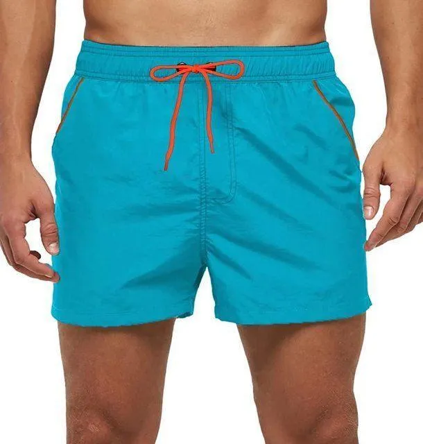 Patchwork Beach Shorts For Men