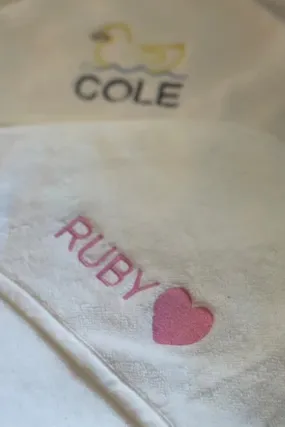 Personalized Hooded Towels