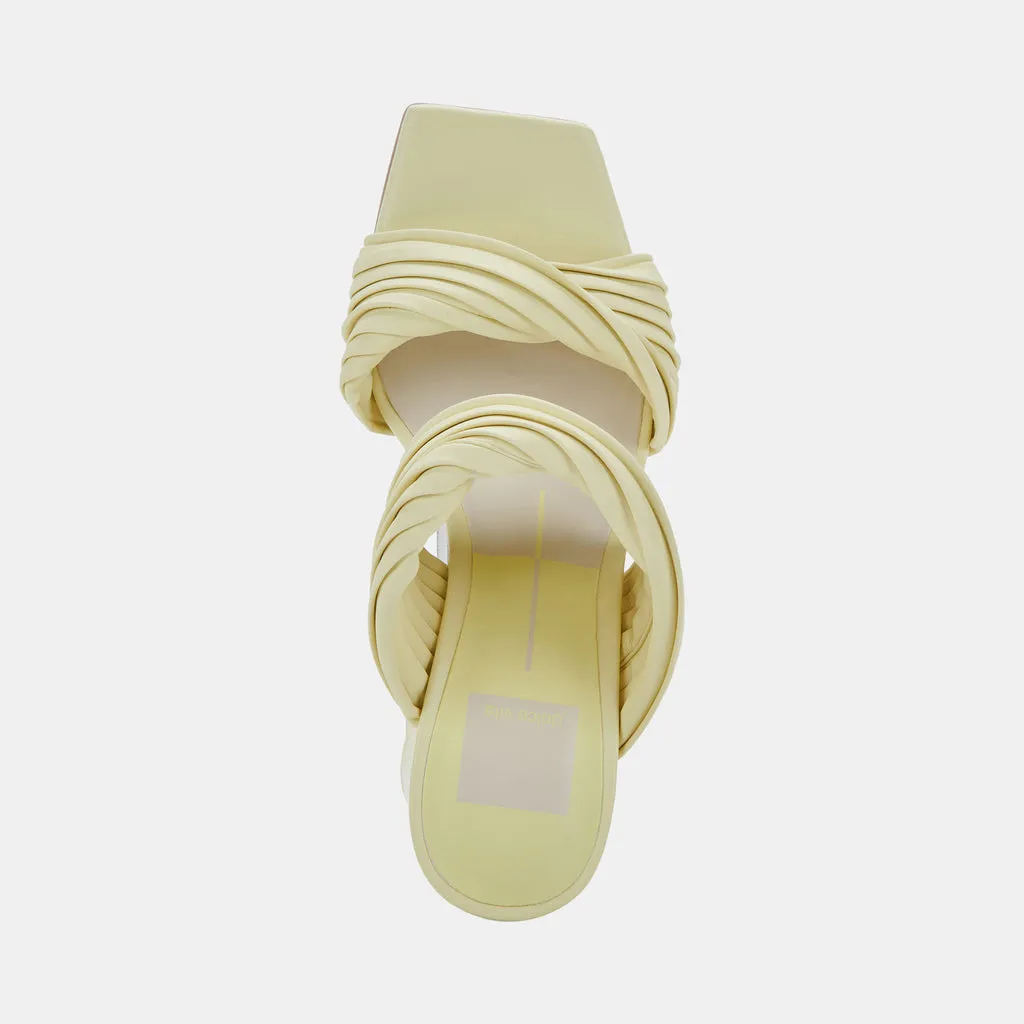 PILTON Heels Lemon Cream Stella | Women's Lemon Cream Heels– Dolce Vita 6890484301890