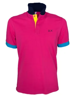 POLO UOMO FUCSIA 3 COLORS