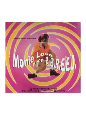 Prince – Monie Love Born 2 B.R.E.E.D Vinyl 12 Maxi Single US Preloved: 1993