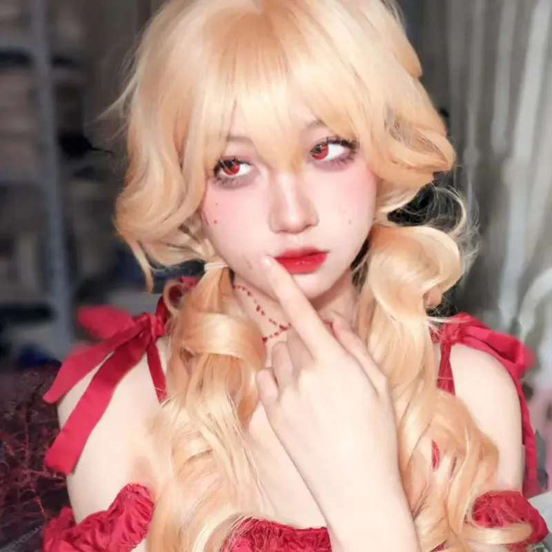 Princess Ame Blonde Curly Wig ON1512