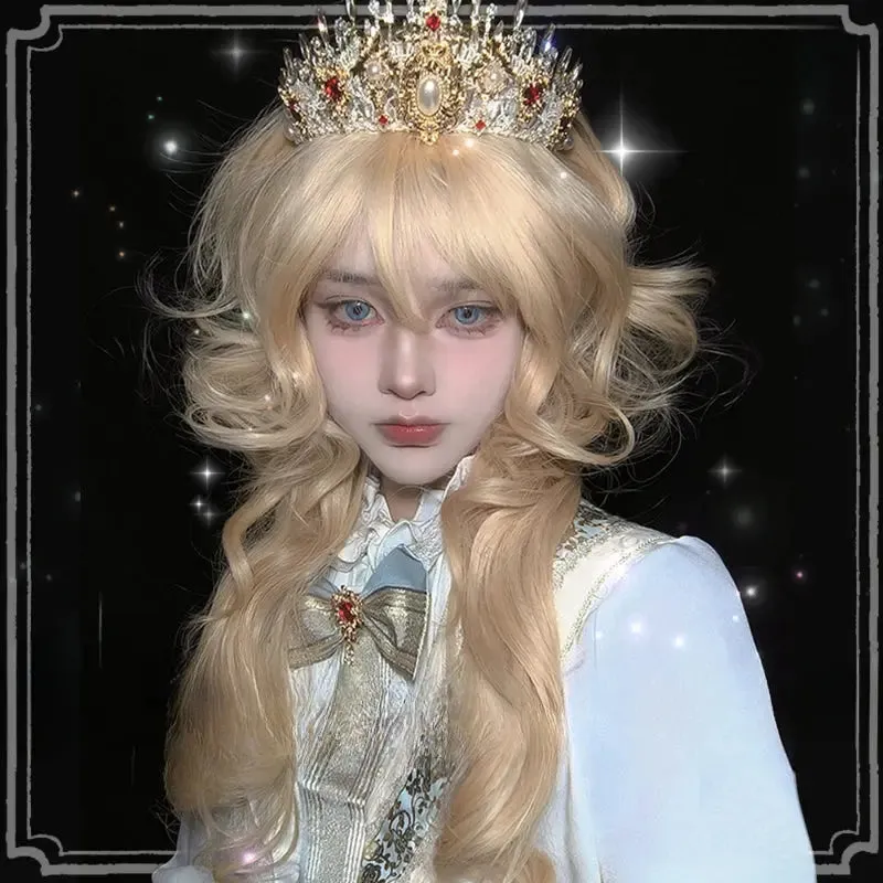 Princess Ame Blonde Curly Wig ON1512