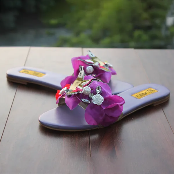 Purple Fancy Slippers for women