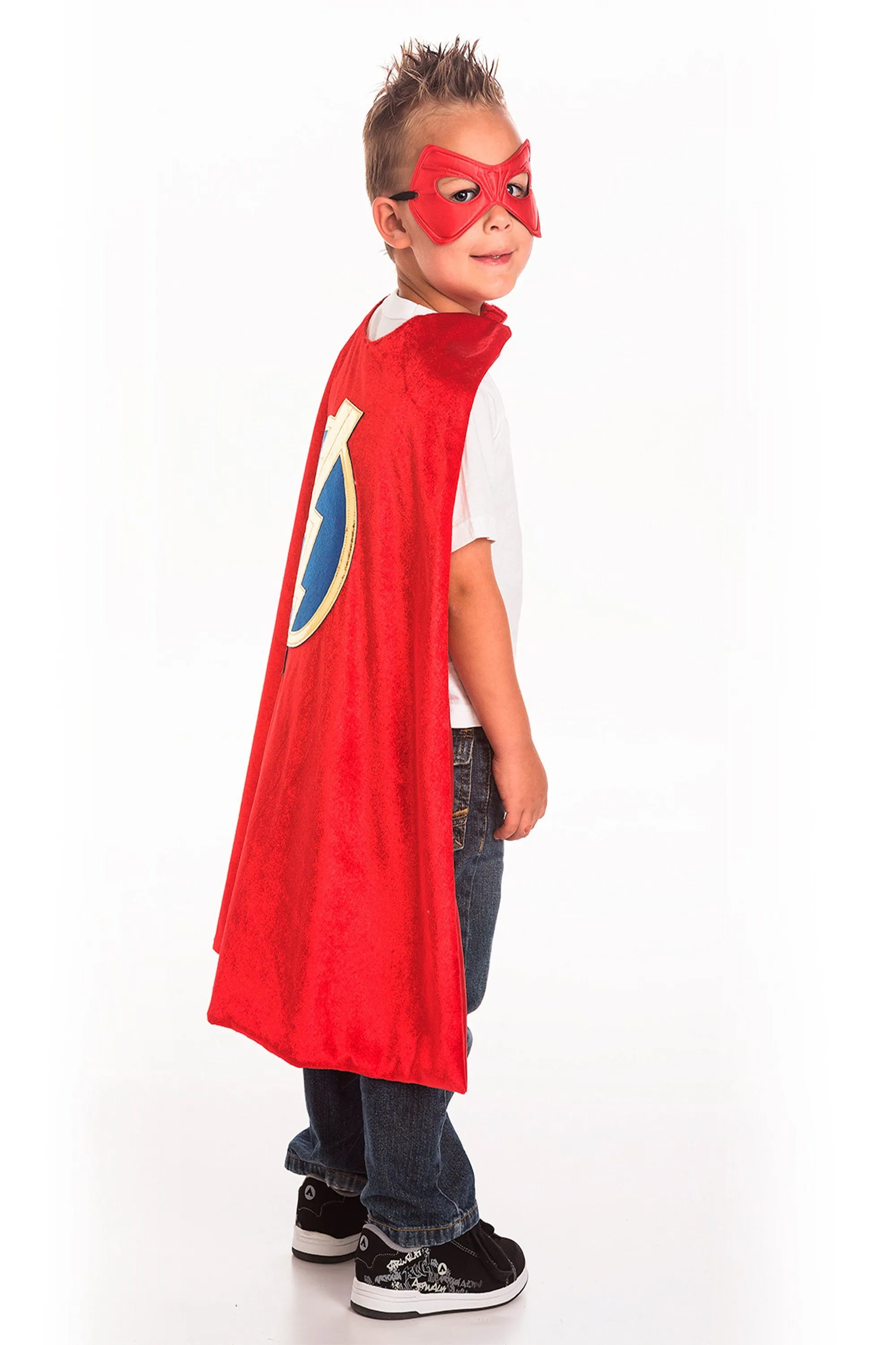 Red Hero Cape & Mask Set