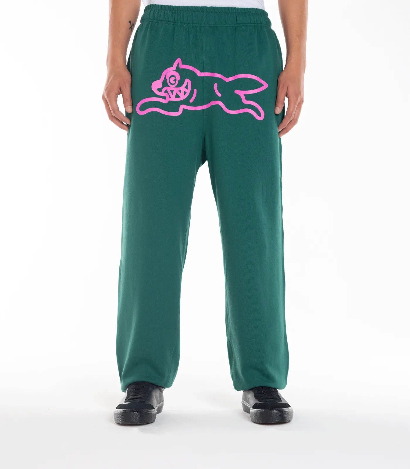 RUNNING DOG SWEATPANTS - GREEN