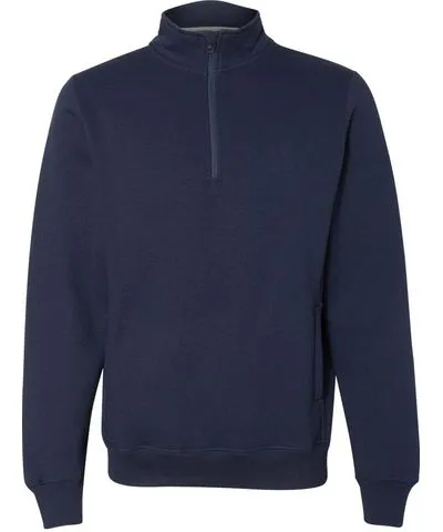 Russell Athletic Men's Dri Power Quarter-Zip Cadet Collar Sweatshirt