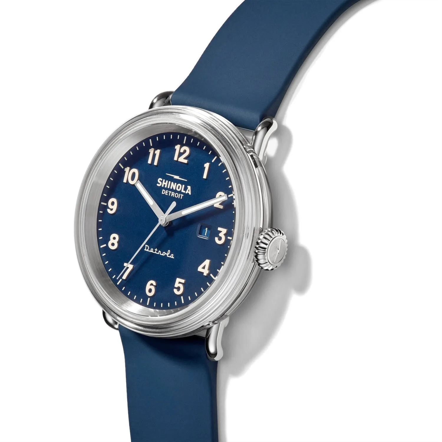 Shinola 43MM Detrola Daily Wear All Blue Quartz Watch S0120161963