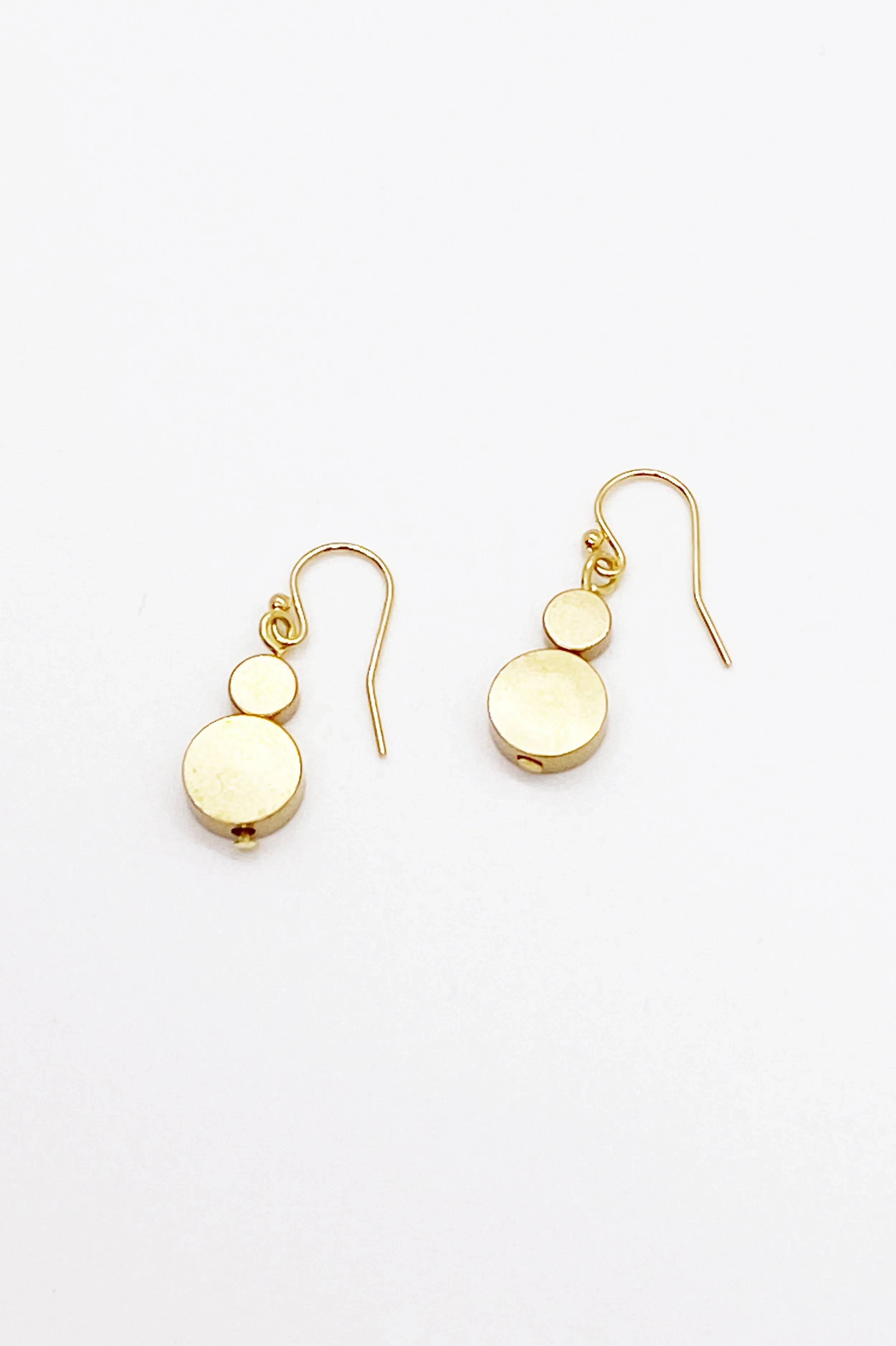 Small Disc Earrings