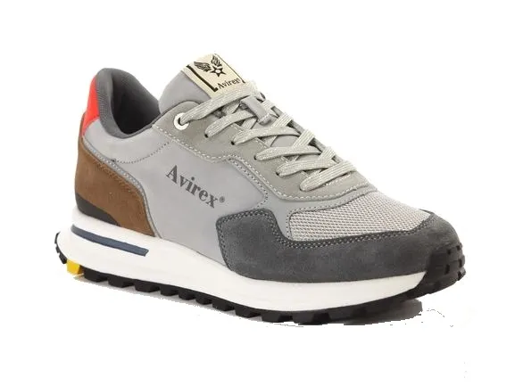 SNEAKERS AVIREX UOMO BEN MIX MARRONE/GRIGIO AV31M60610 07