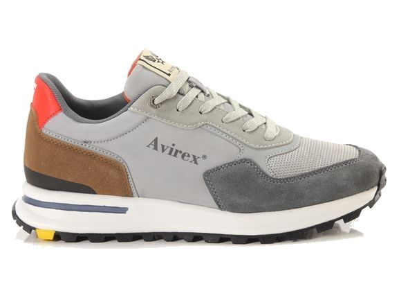 SNEAKERS AVIREX UOMO BEN MIX MARRONE/GRIGIO AV31M60610 07