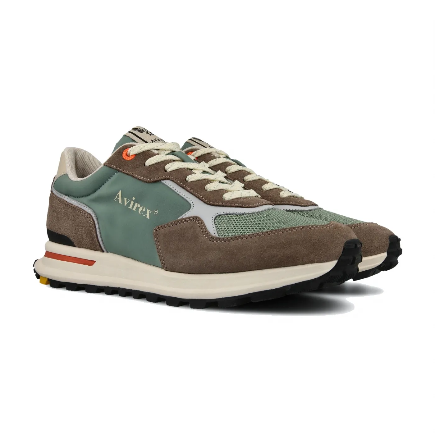 SNEAKERS AVIREX UOMO BEN MIX MARRONE/VERDE AV31M60610 03