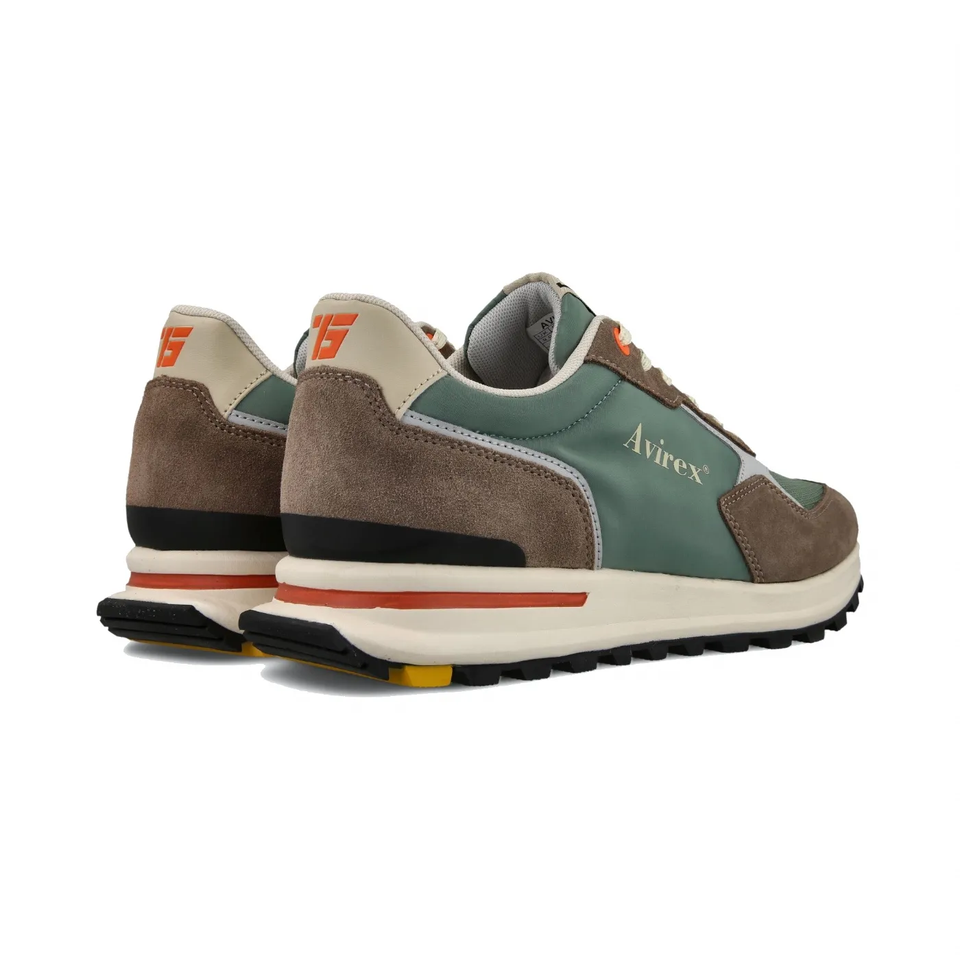 SNEAKERS AVIREX UOMO BEN MIX MARRONE/VERDE AV31M60610 03