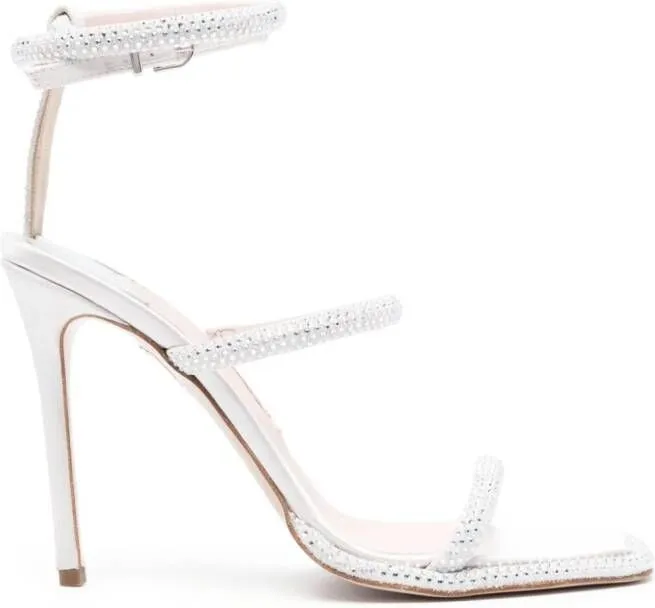 Sophia Webster Callista 110mm rhinestone-embellished sandals White