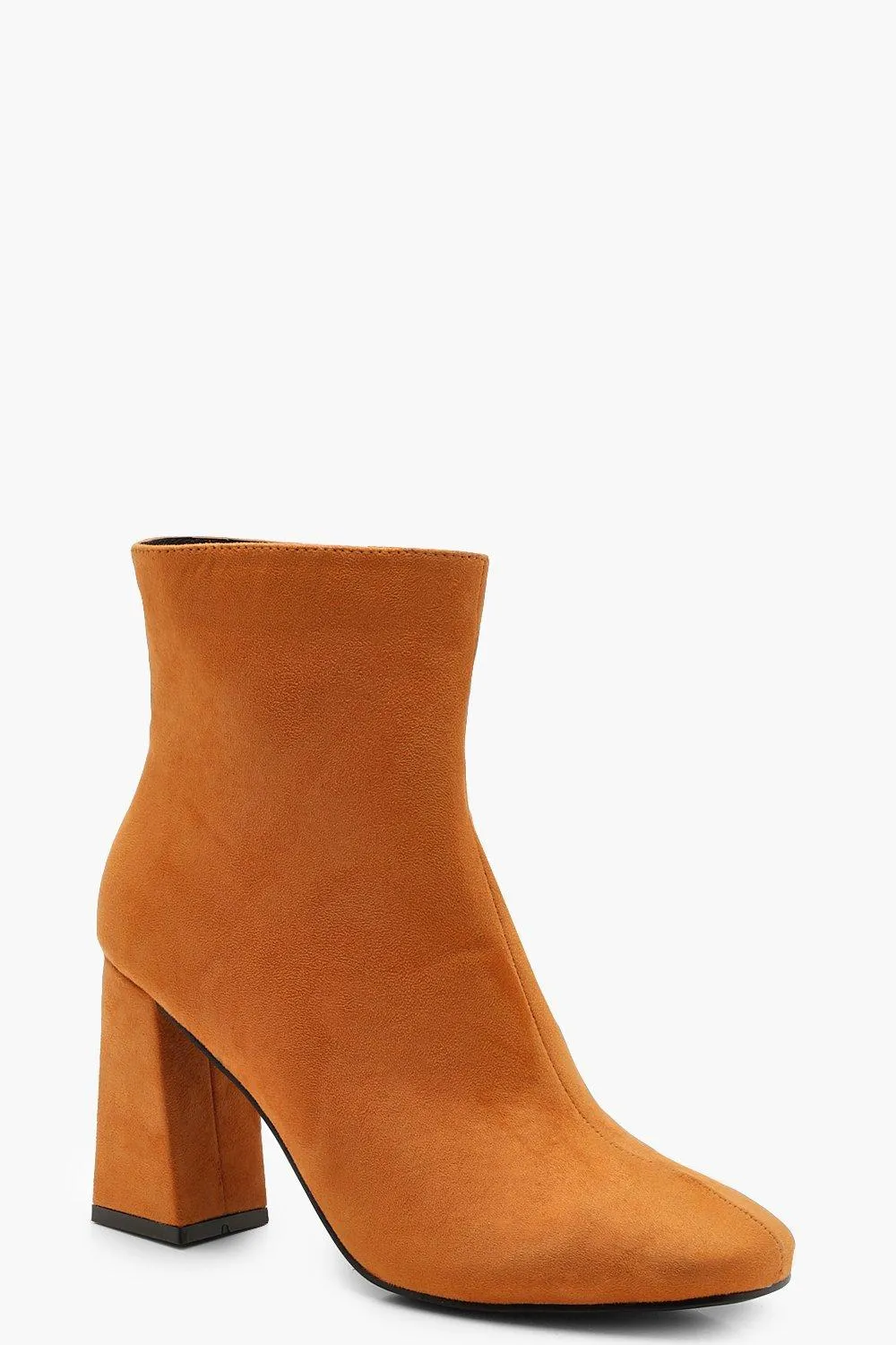 Square Toe Ankle Boots