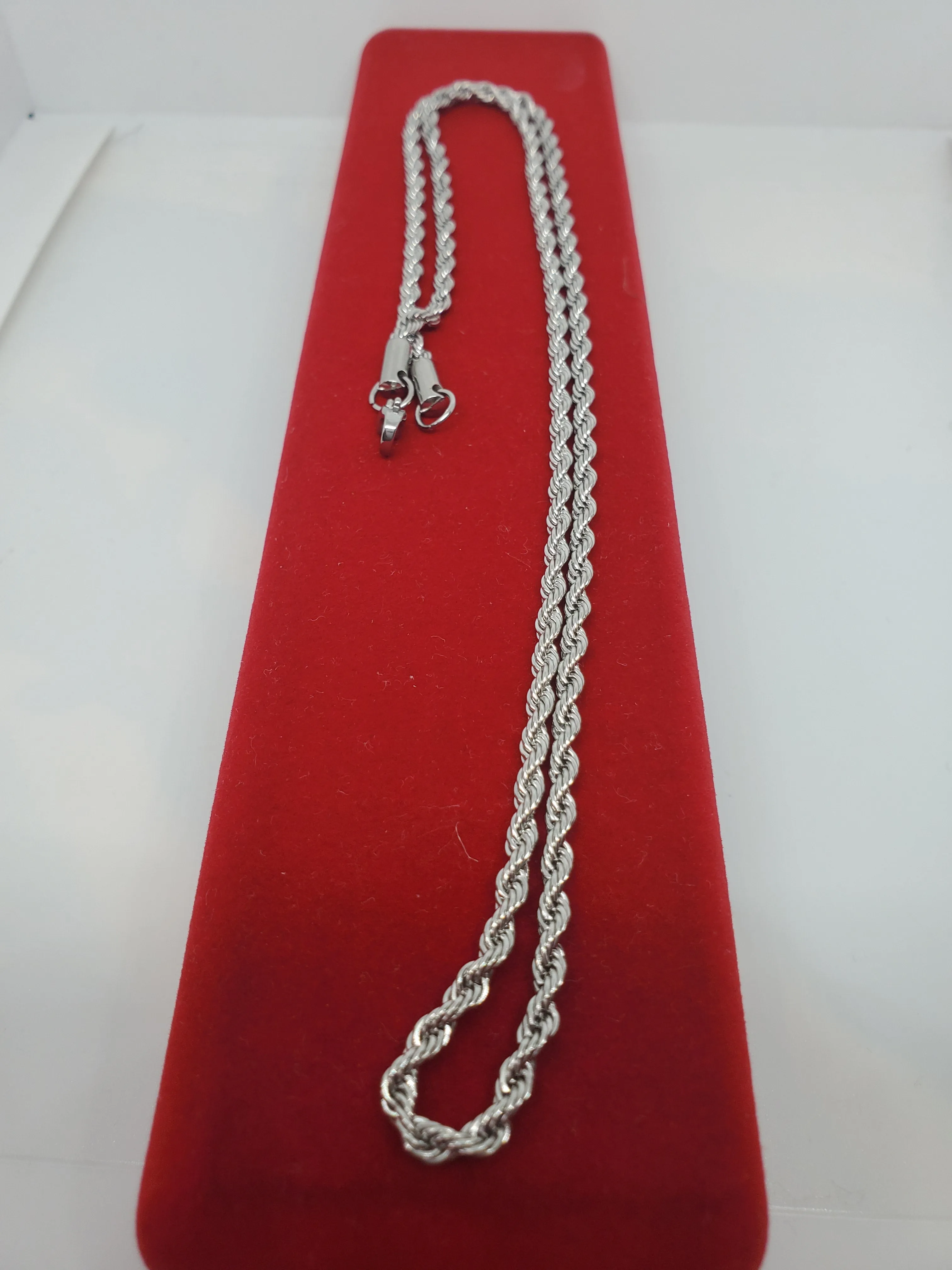 Stainless Steel unisex rope chain