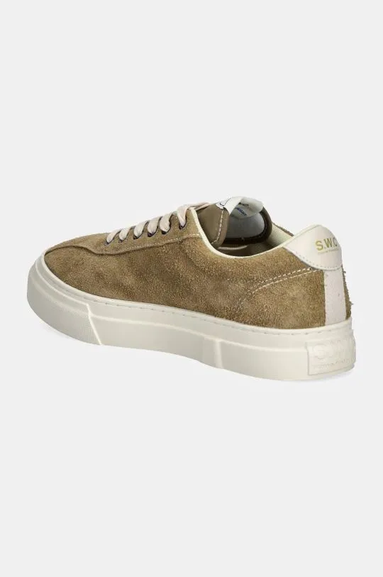 Stepney Workers Club suede sneakers Dellow 02 Cup Geo-Merged green color YA22060