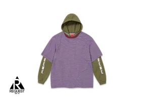 Supreme Layered Hooded L/S Top Olive