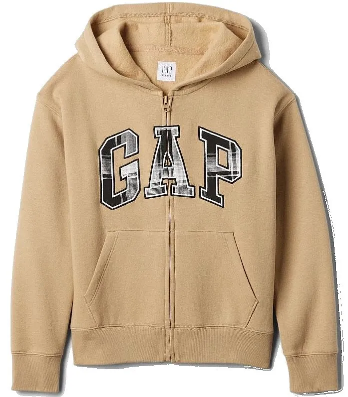 sweatshirt GAP V-Fall Fash Logo Zip - Mojave - boy´s