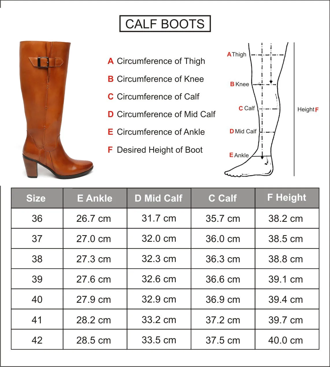 Tan Knee Height Blocked Heel Ladies Leather Boots By Brune & Bareskin