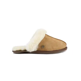 Tan Sheepskin Slippers