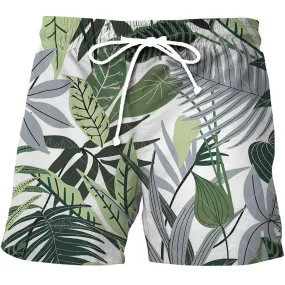 Tropical Beach Shorts For Men