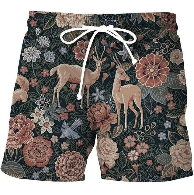 Tropical Beach Shorts For Men